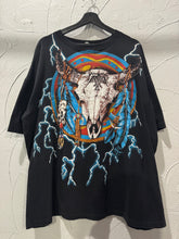 90s American Thunder Steer Skull TShirt. XXLarge