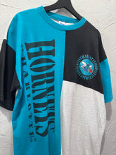 90s Salem Charlotte Hornets Block TShirt. XLarge