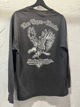 90s Harley Davidson Cafe Spellout Longsleeve. Large