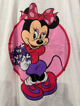 90s Disney Minnie Mouse Roses TShirt. Medium