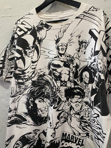 1993 Marvel X-Men Mega AOP TShirt. XLarge