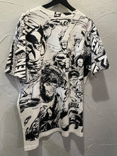 1993 Marvel X-Men Mega AOP TShirt. XLarge